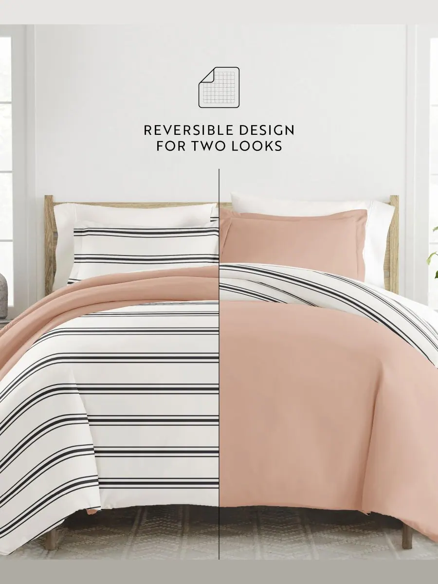 Комплект постельного белья Ultra Soft, двусторонний, 2 предмета, размер Twin/Twin XL Ienjoy Home — изображение 3 из 10