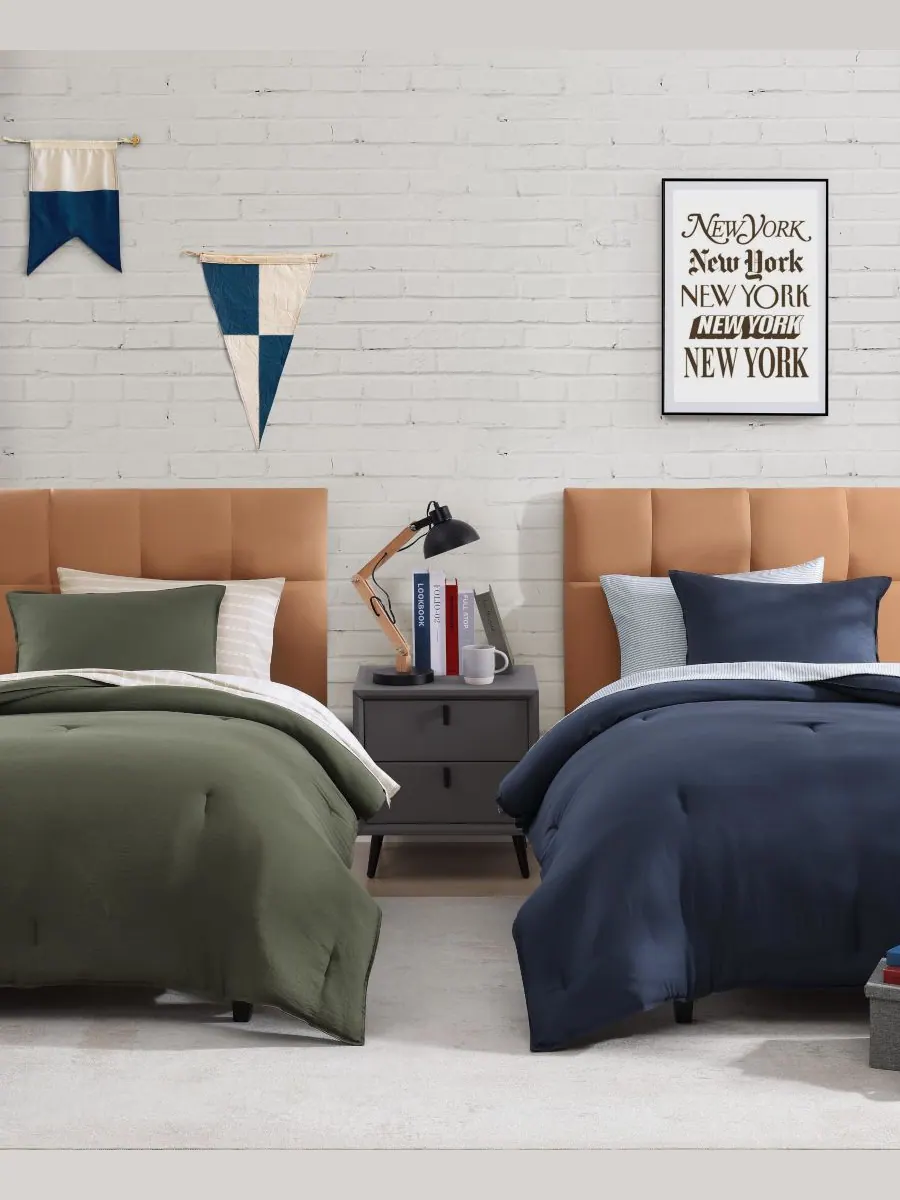 Tommy Hilfiger комплект постельного белья из однотонной микрофибры размер Full/Queen, 7 предметов — изображение 5 из 8