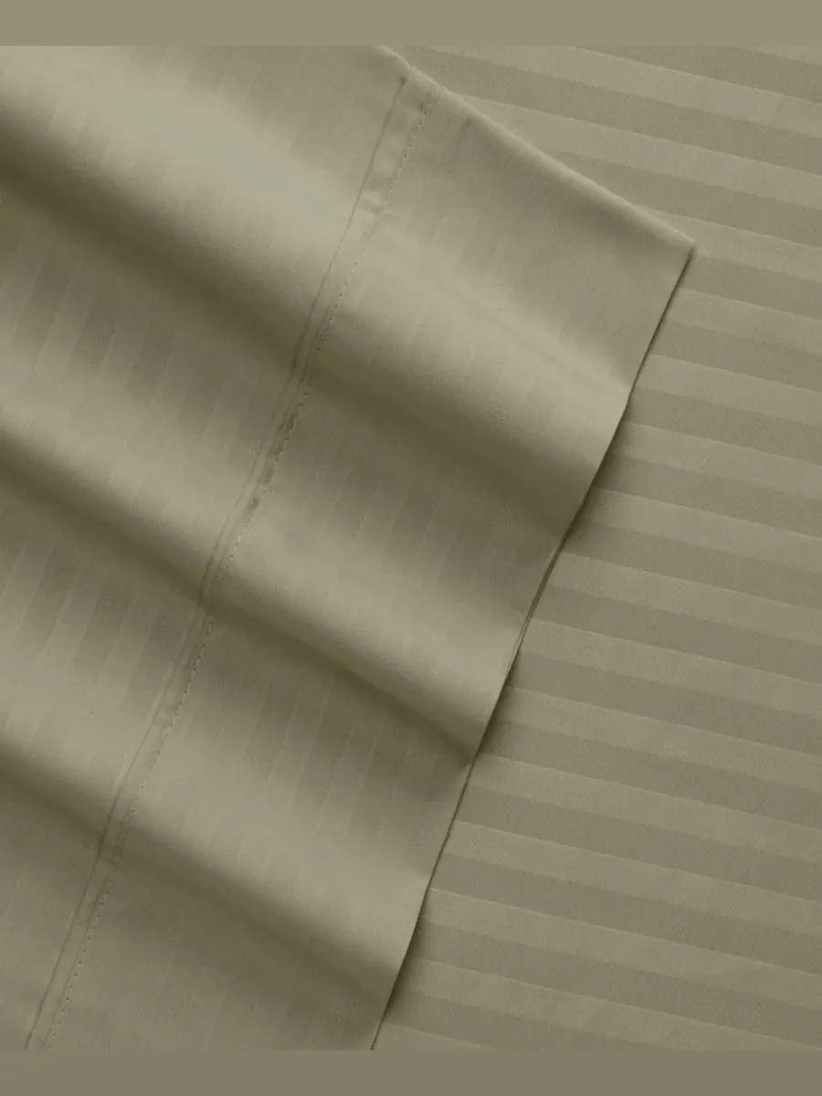 Комплект постельного белья Expressed In Embossed Striped из 4 предметов, размер Queen Ienjoy Home — изображение 10 из 10