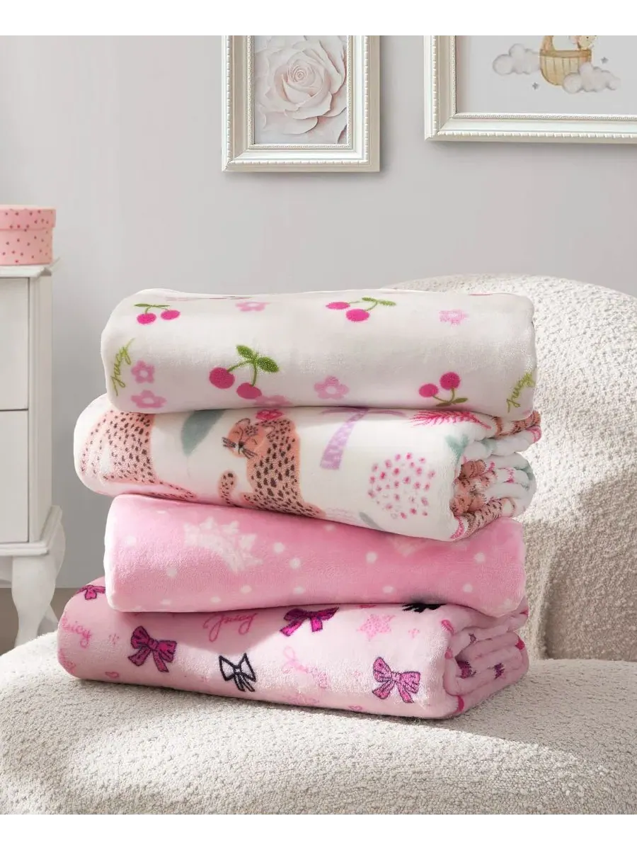 Детский плюшевый плед, 102 x 127 см Juicy Couture