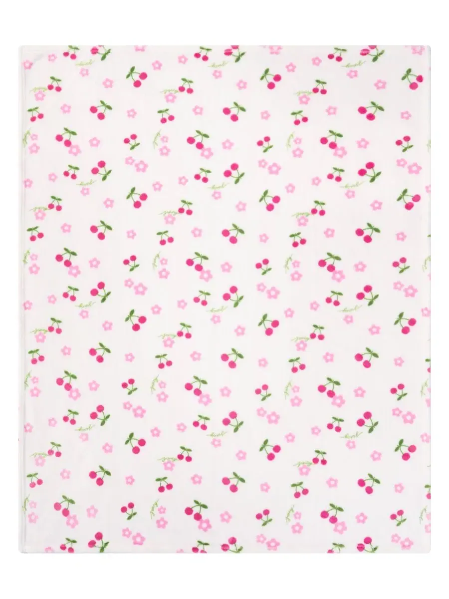 Детский плюшевый плед, 102 x 127 см Juicy Couture — изображение 6 из 6, вишневый