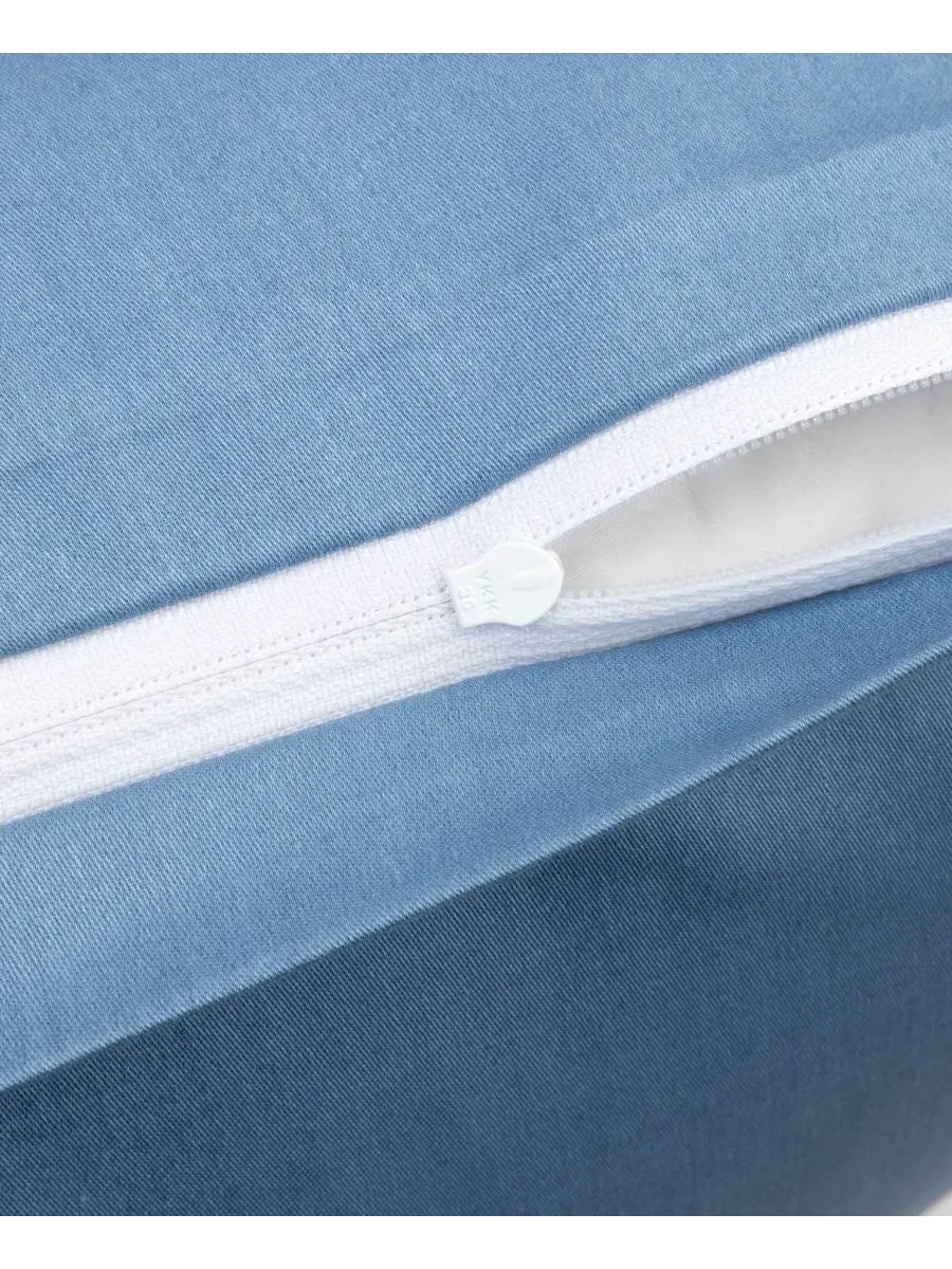 Наволочка-пододеяльник B Linea Cotton Sateen Boss Home — изображение 4 из 4, голубой