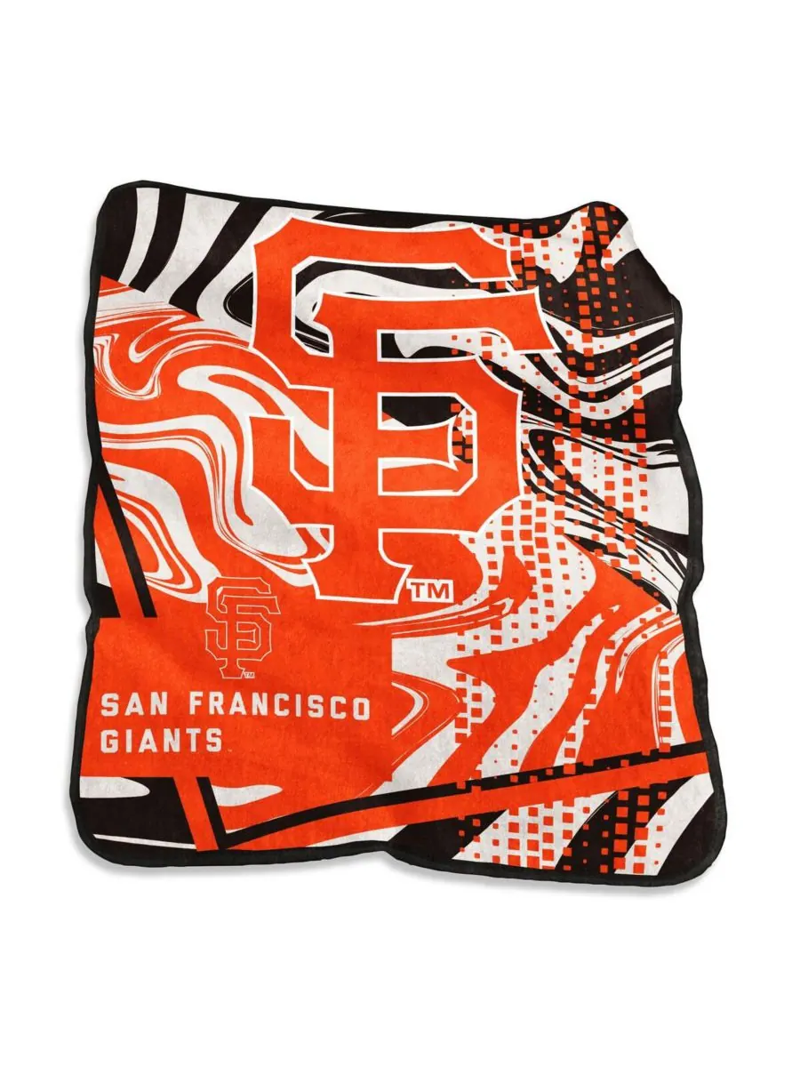 Плед San Francisco Giants Swirl Raschel 50" x 60" Logo Brands