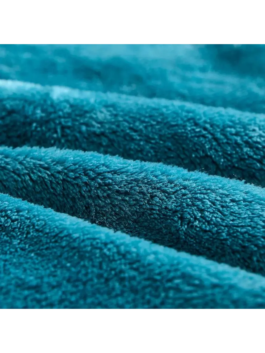 Комплект стеганого одеяла из кораллового флиса Me Sooo Comfy Coma Inducer — изображение 4 из 6, голубой