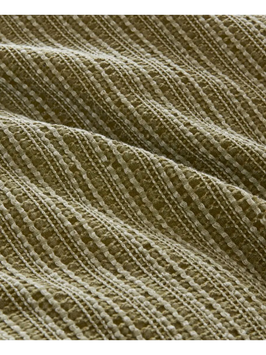 Комплект постельного белья Lyon Waffle Washed из 3 предметов, размер King/California King Woolrich — изображение 9 из 10