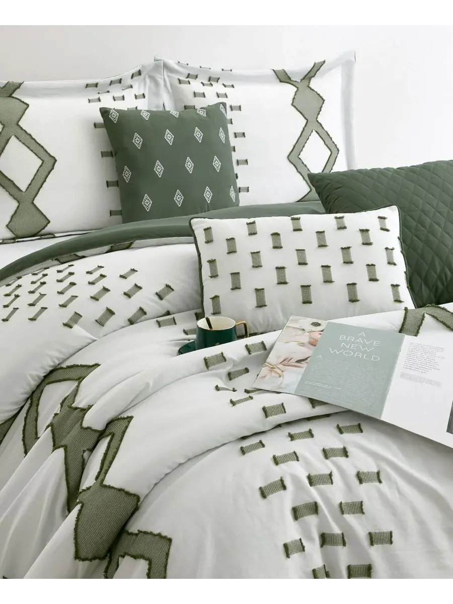 Комплект постельного белья Sanissa Geometric из 7 предметов, размер California King Stratford Park — изображение 3 из 10