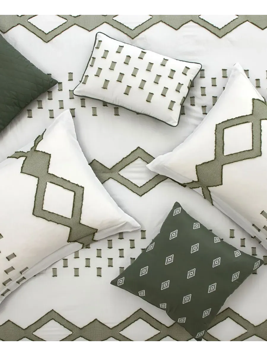 Комплект постельного белья Sanissa Geometric из 7 предметов, размер California King Stratford Park — изображение 4 из 10