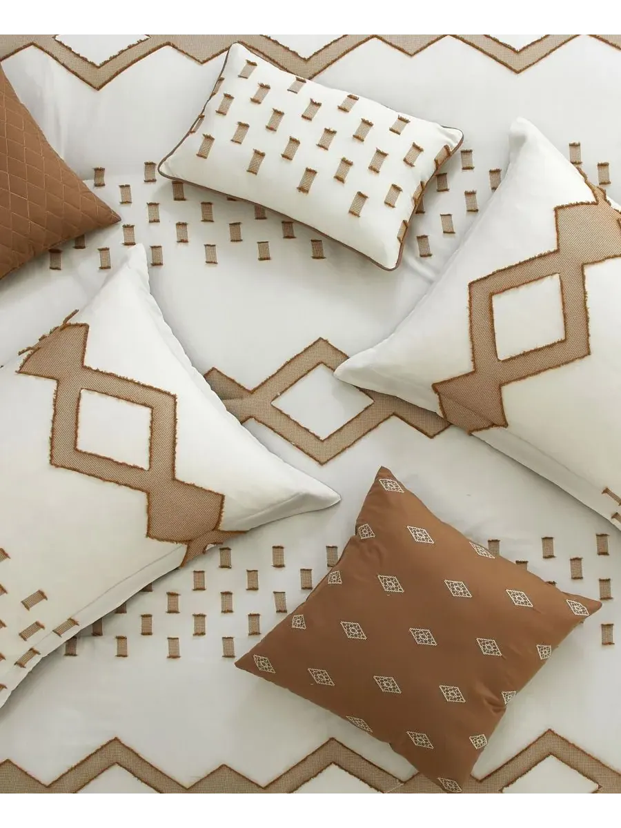 Комплект постельного белья Sanissa Geometric из 7 предметов, размер California King Stratford Park — изображение 4 из 10