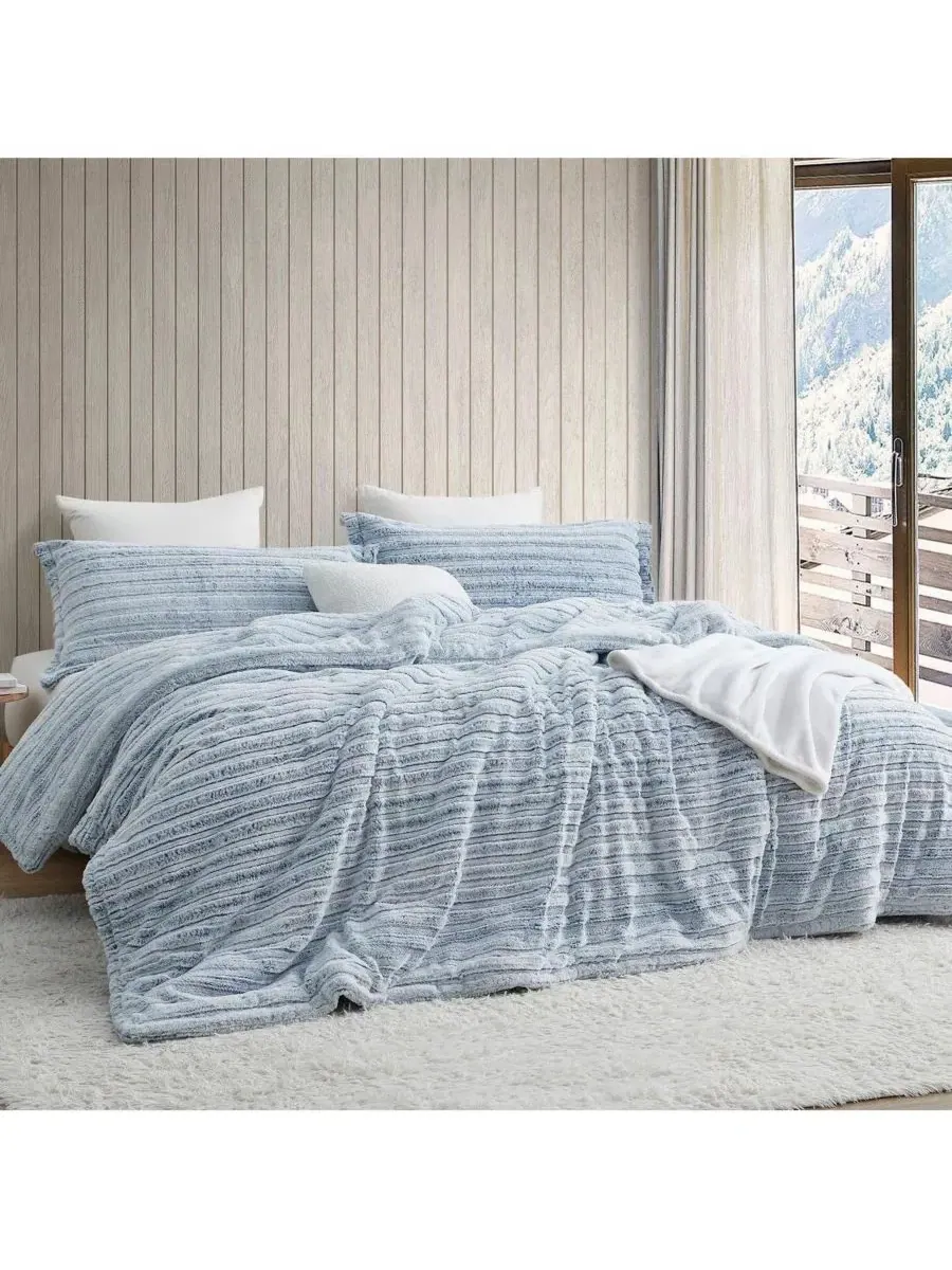 Комплект стеганого одеяла с плюшем, Oversized Comforter Set Coma Inducer