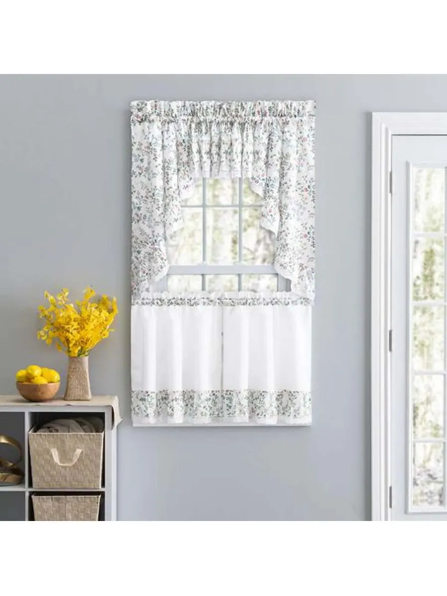 Комплект постельного белья Ellis Country Floral Small Scale 15" Rod Pocket Floral Pattern with — изображение 2 из 4, мульти