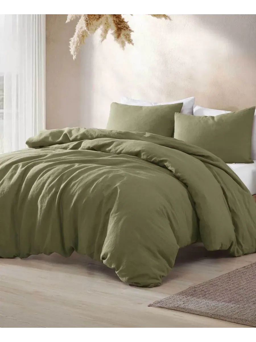 Комплект пододеяльников Logan Cotton из 3 предметов, Twin Riverbrook Home
