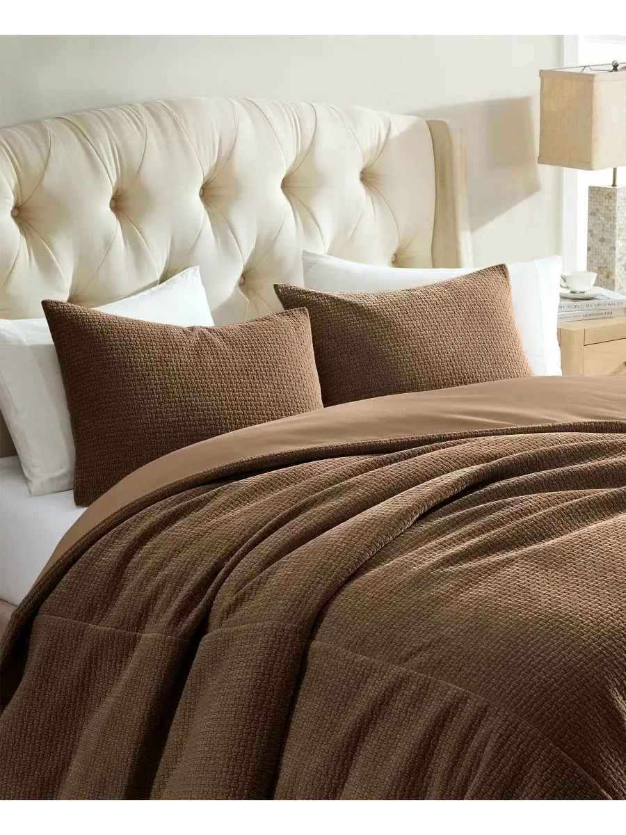 Комплект покрывал из 3 предметов Jessa Basketweave, King Riverbrook Home — изображение 1 из 6, олененок