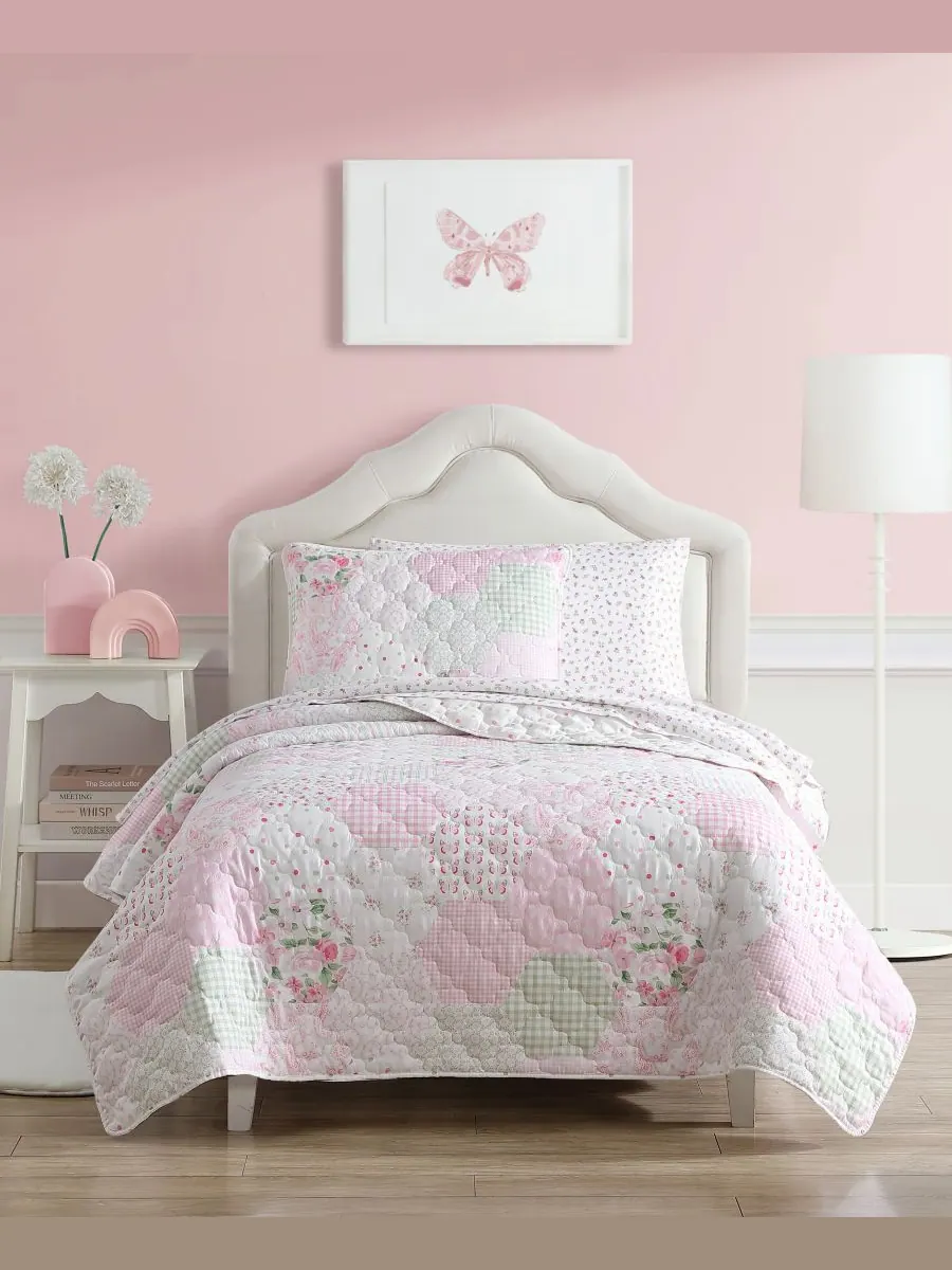 Двусторонний комплект постельного белья ellyn из 3 предметов, размер full. Laura Ashley