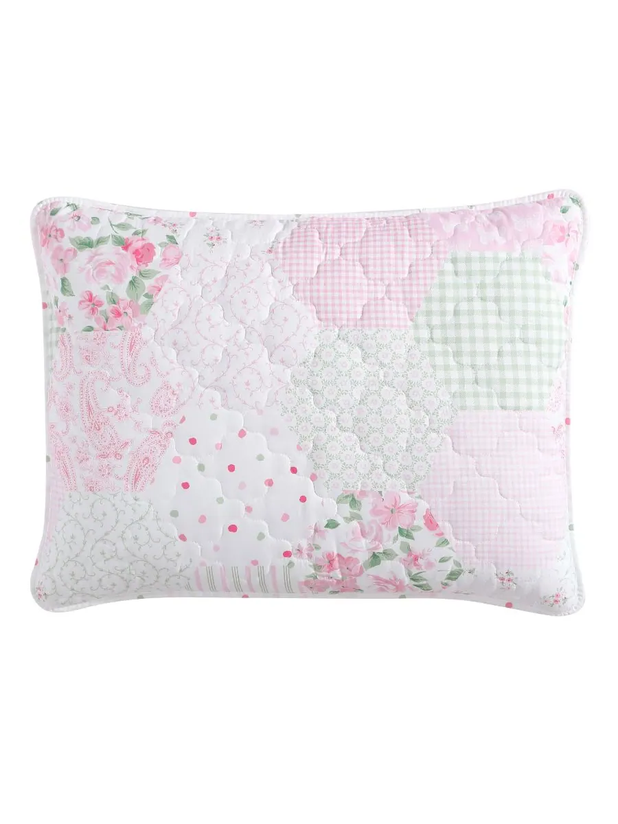 Двусторонний комплект постельного белья ellyn из 3 предметов, размер full. Laura Ashley — изображение 4 из 9, розовый