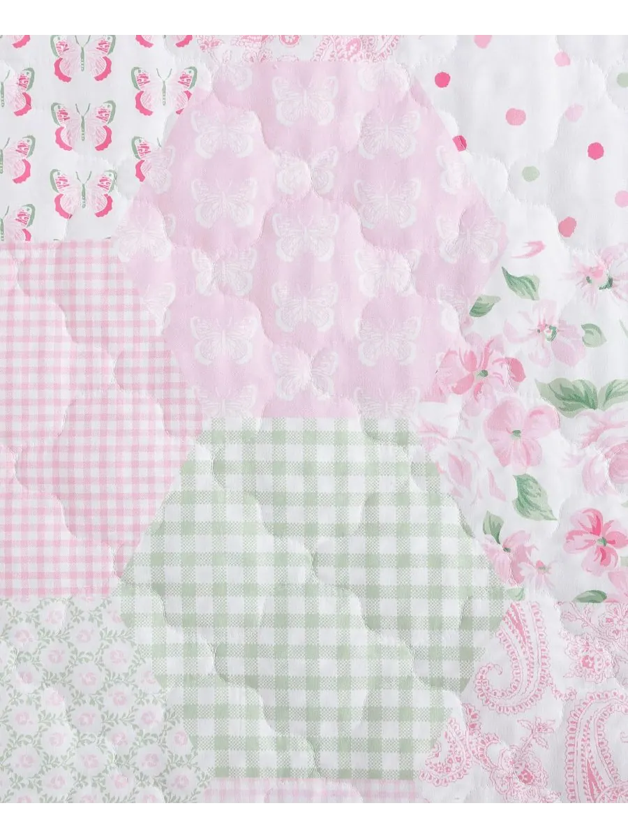 Двусторонний комплект постельного белья ellyn из 3 предметов, размер full. Laura Ashley — изображение 6 из 9, розовый