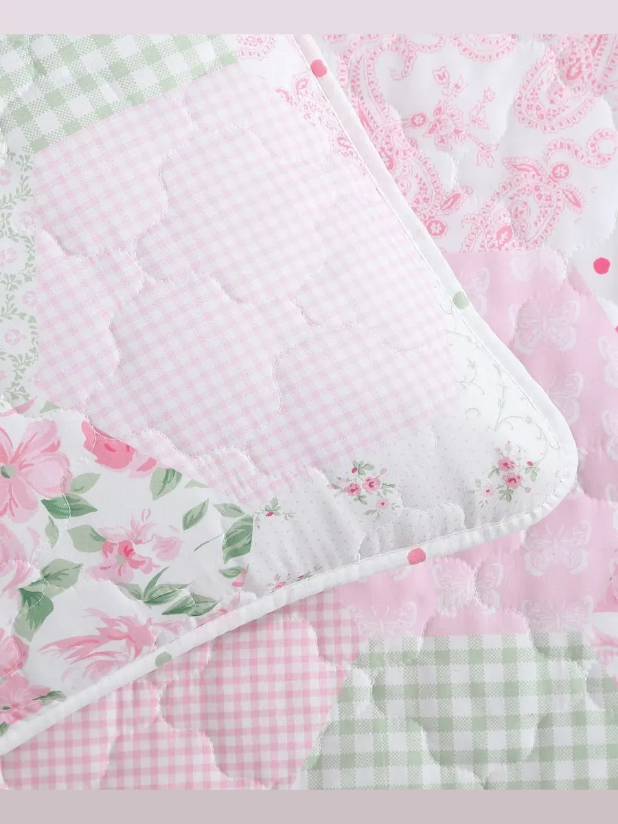 Двусторонний комплект постельного белья ellyn из 3 предметов, размер full. Laura Ashley — изображение 7 из 9, розовый