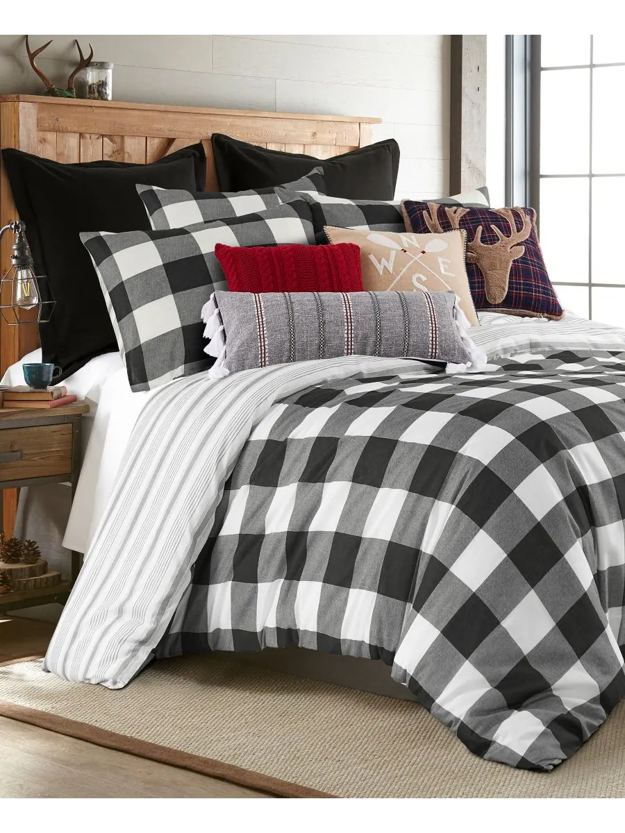 Комплект постельного белья camden buffalo check, 3 предмета, размер full/queen. Levtex