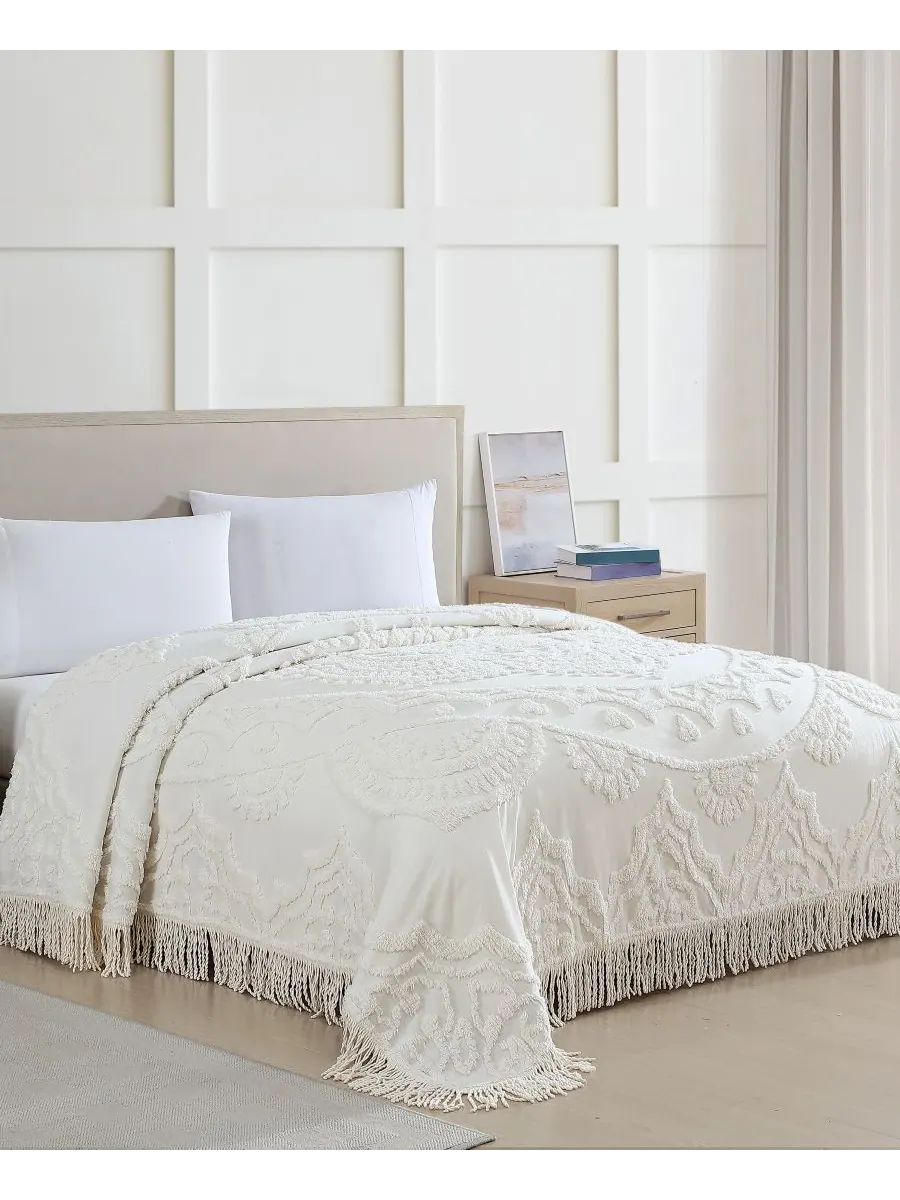 Легкое покрывало из синели lotus, размер twin Beatrice Home Fashions