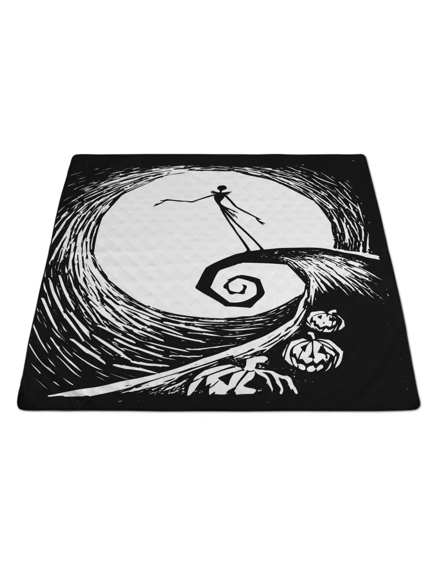 Плед для пикника Disney Nightmare Before Christmas Impresa, 152 x 127 см Oniva — изображение 4 из 4, белый