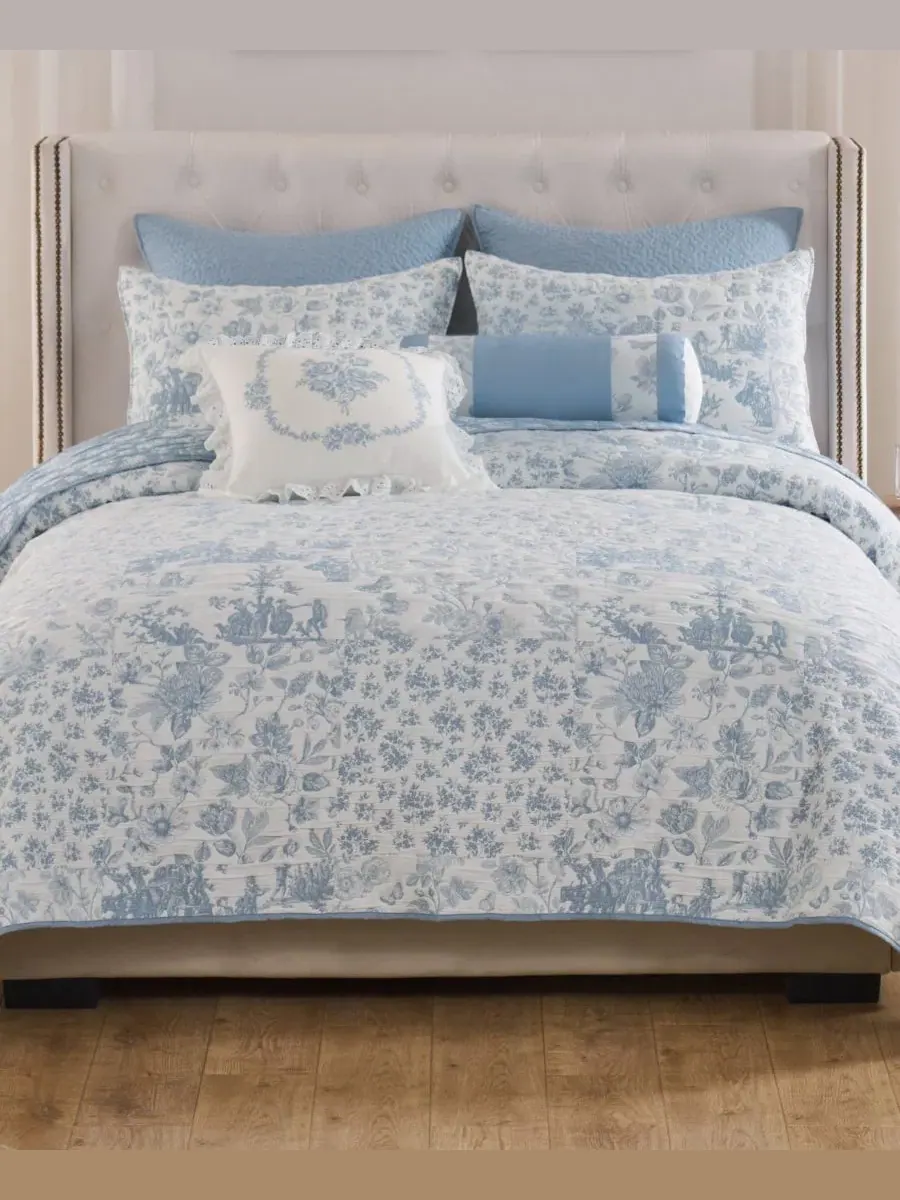 Покрывало-комплект с наволочками, 2 предмета, Patchwork Toile Greenland Home Fashions