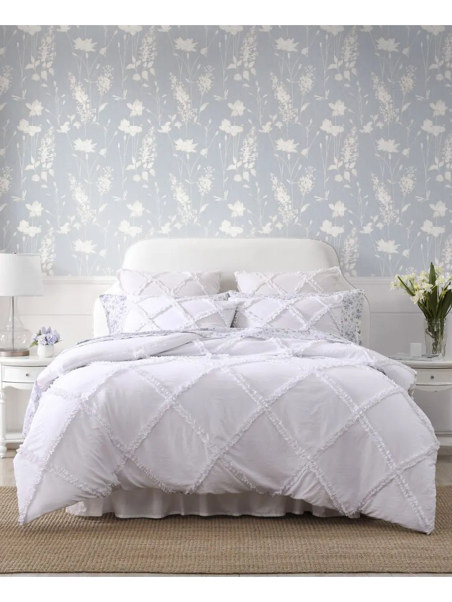 Комплект постельного белья Norah из 3 предметов, микрофибра, размер King Laura Ashley