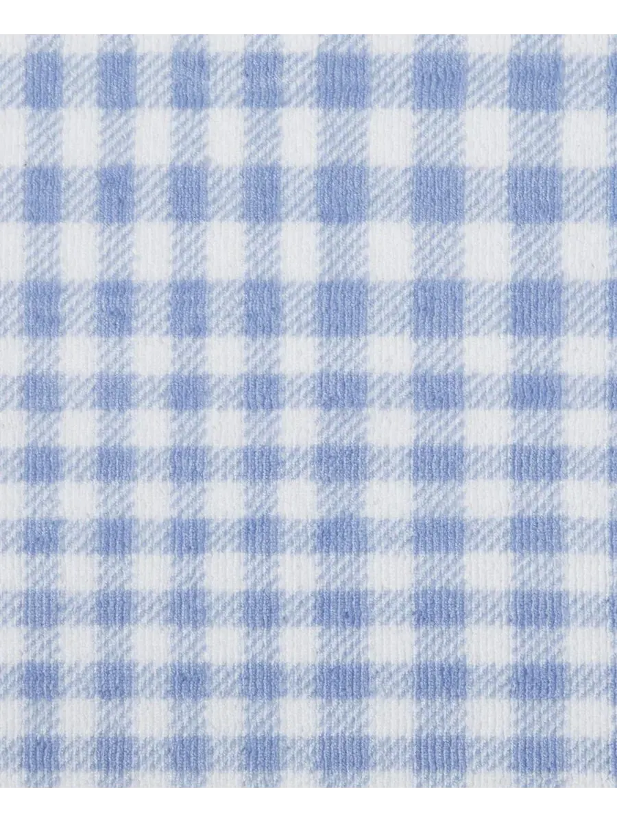 Современный плюшевый плед с клетчатым принтом, 178 x 127 см Tommy Hilfiger — изображение 2 из 5, синий