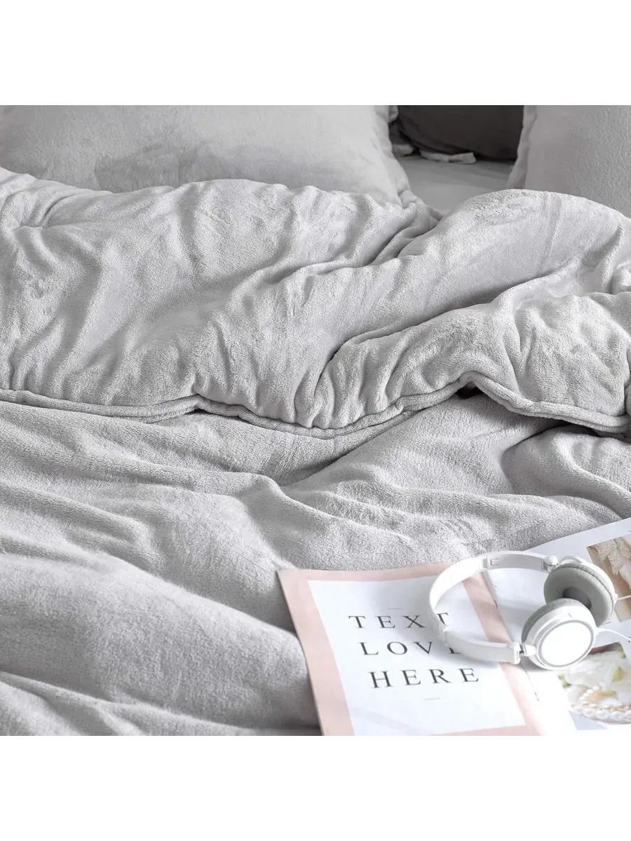 Одеяло-комфортер Oversized Twin Comforter Set — изображение 2 из 2, серый