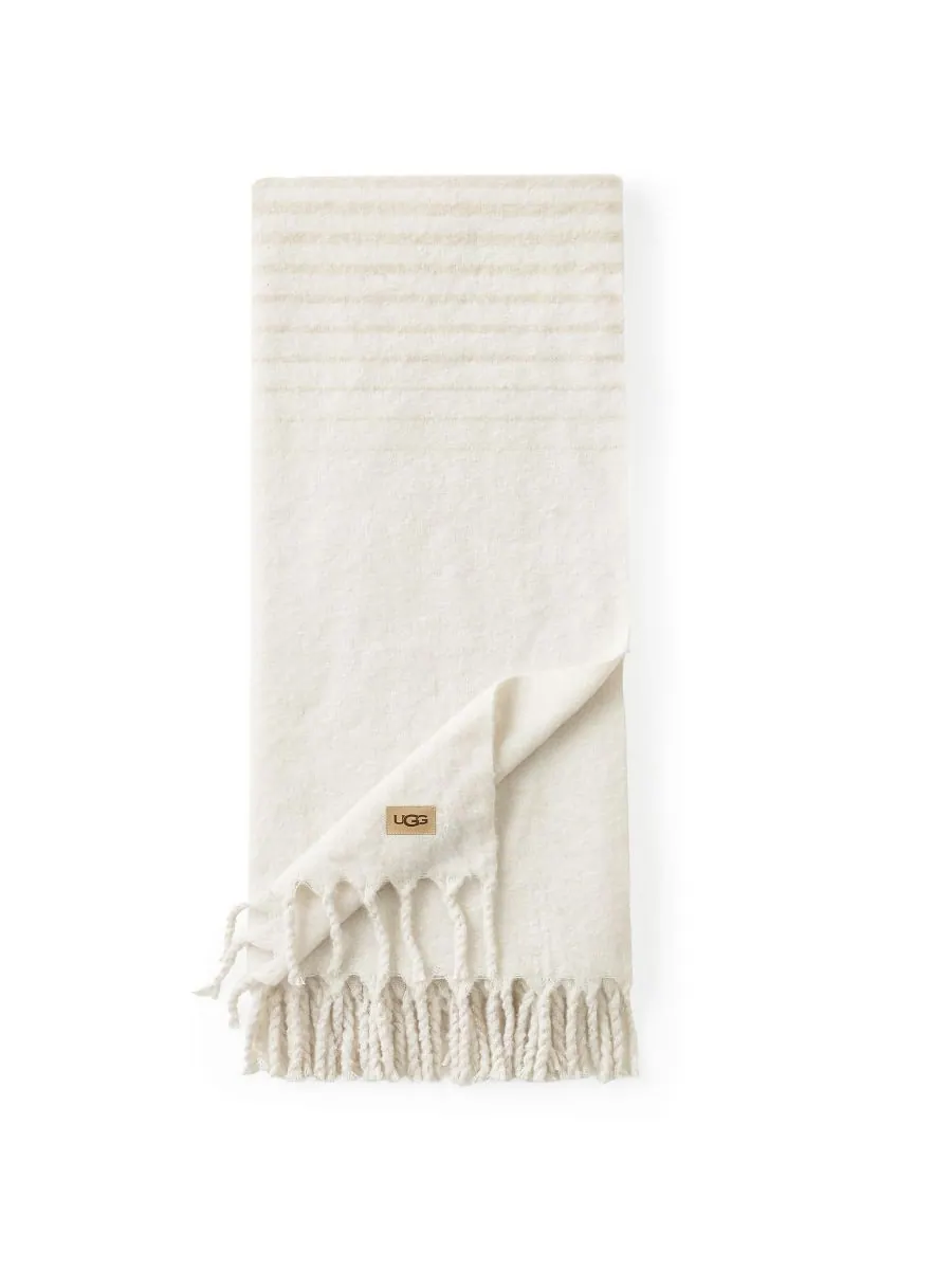 Плед Bayle из искусственного мохера, 50 x 70 дюймов UGG — изображение 2 из 5, белый