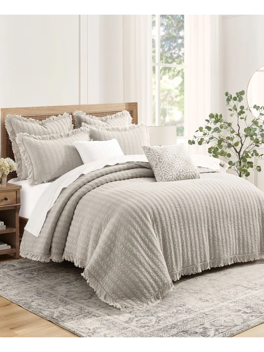 Комплект постельного белья Wilhemina Stone Washed, 2 предмета, размер Twin/Twin XL Levtex — изображение 3 из 7, прозрачный