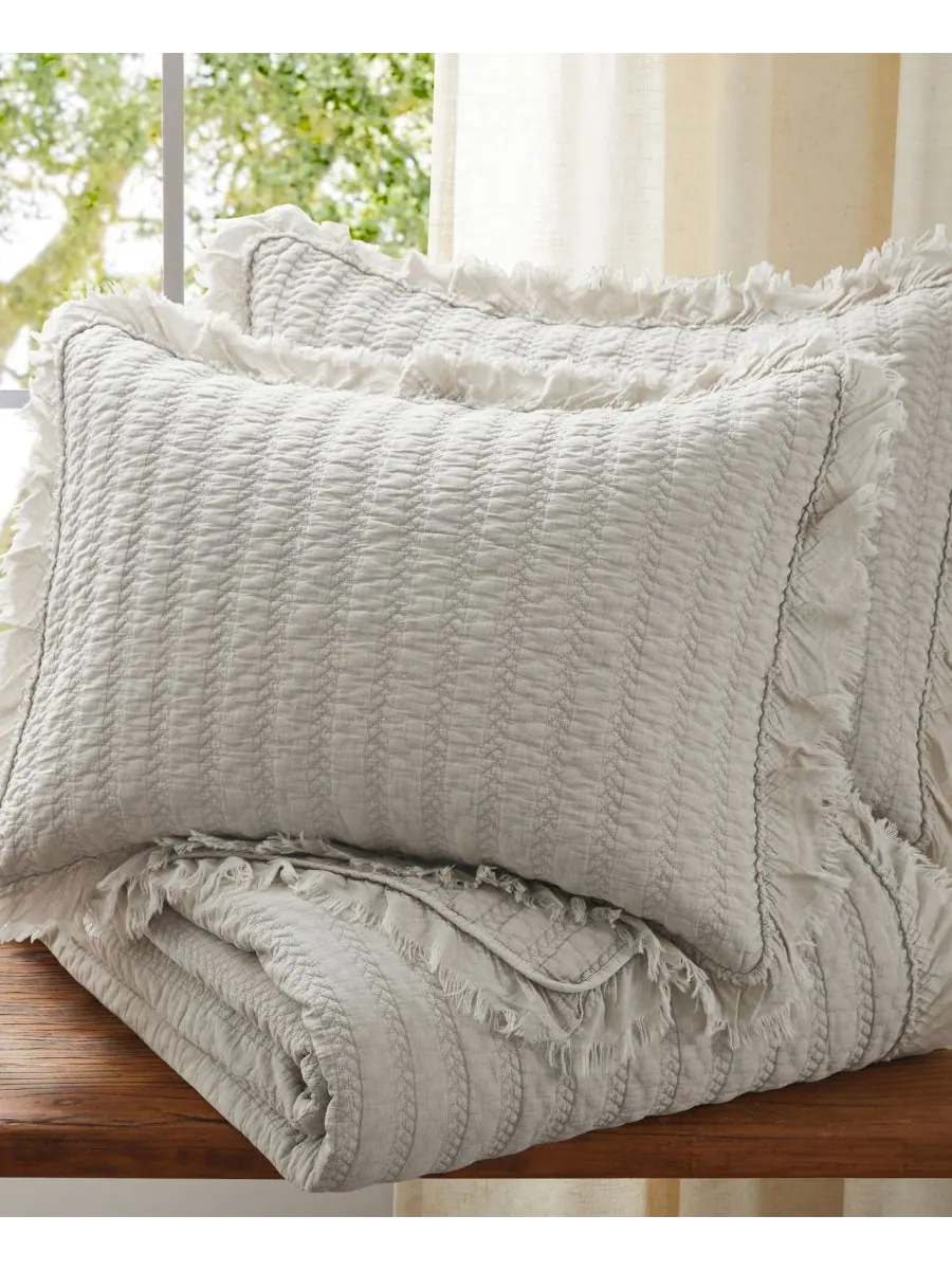 Комплект постельного белья Wilhemina Stone Washed, 2 предмета, размер Twin/Twin XL Levtex — изображение 5 из 7, прозрачный