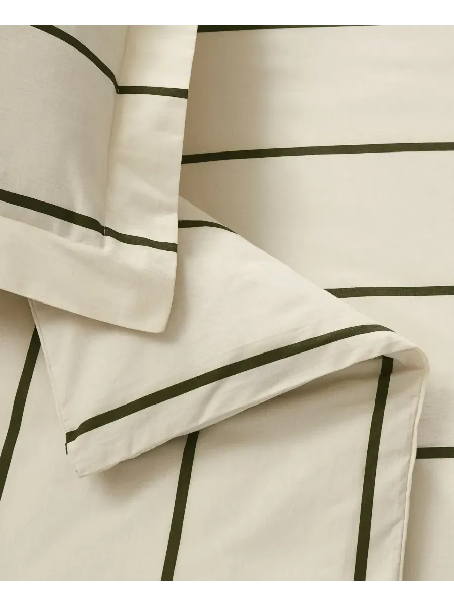 Комплект постельного белья Hayward Stripe 3-Piece с пододеяльником и наволочками, King Brooklyn Loom — изображение 5 из 5