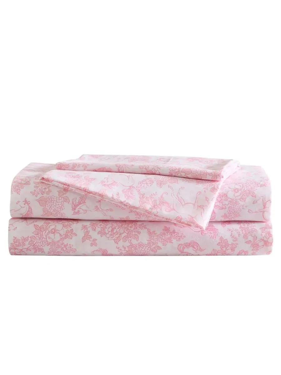 Комплект постельного белья с принтом Toile Unicorn Laura Ashley Kids — розовый