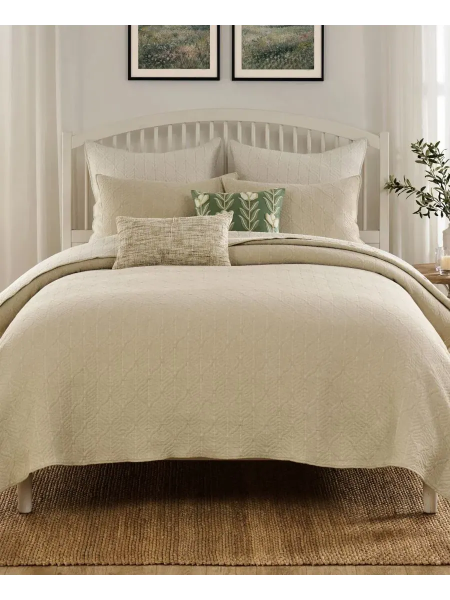 Комплект покрывал с жаккардовым плетением, модель Harper Greenland Home Fashions