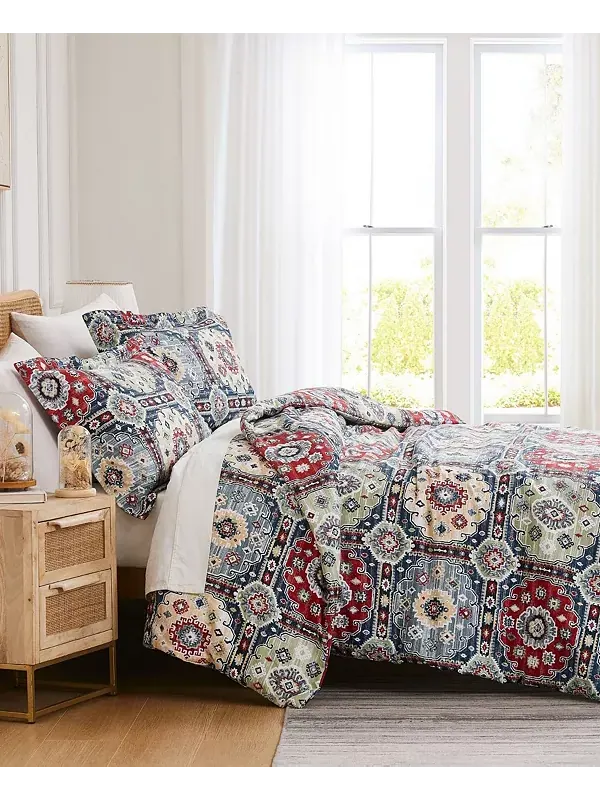 Комплект постельного белья Kilm из микрофибры, размер Queen, 3 шт. Southshore Fine Linens — изображение 4 из 4, мульти