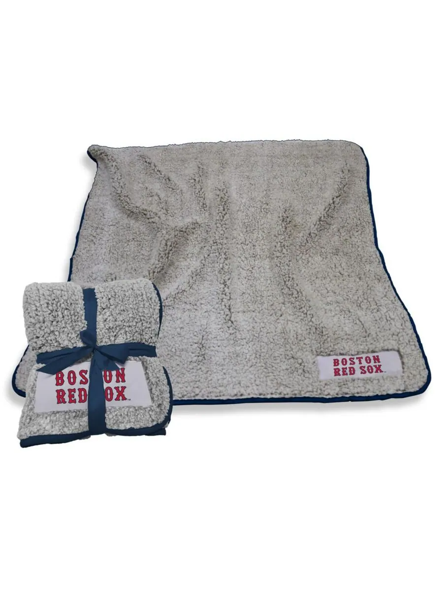 Плед из флиса Frosty Fleece с символикой бейсбольной команды Boston Red Sox, размер 50 x 60 дюймов