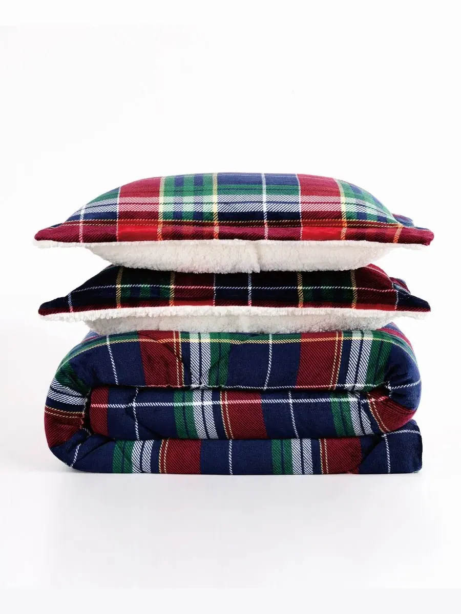 Комплект пледа с наволочкой Ivan Plaid, Twin/Twin XL Truly Soft — изображение 5 из 5, мульти