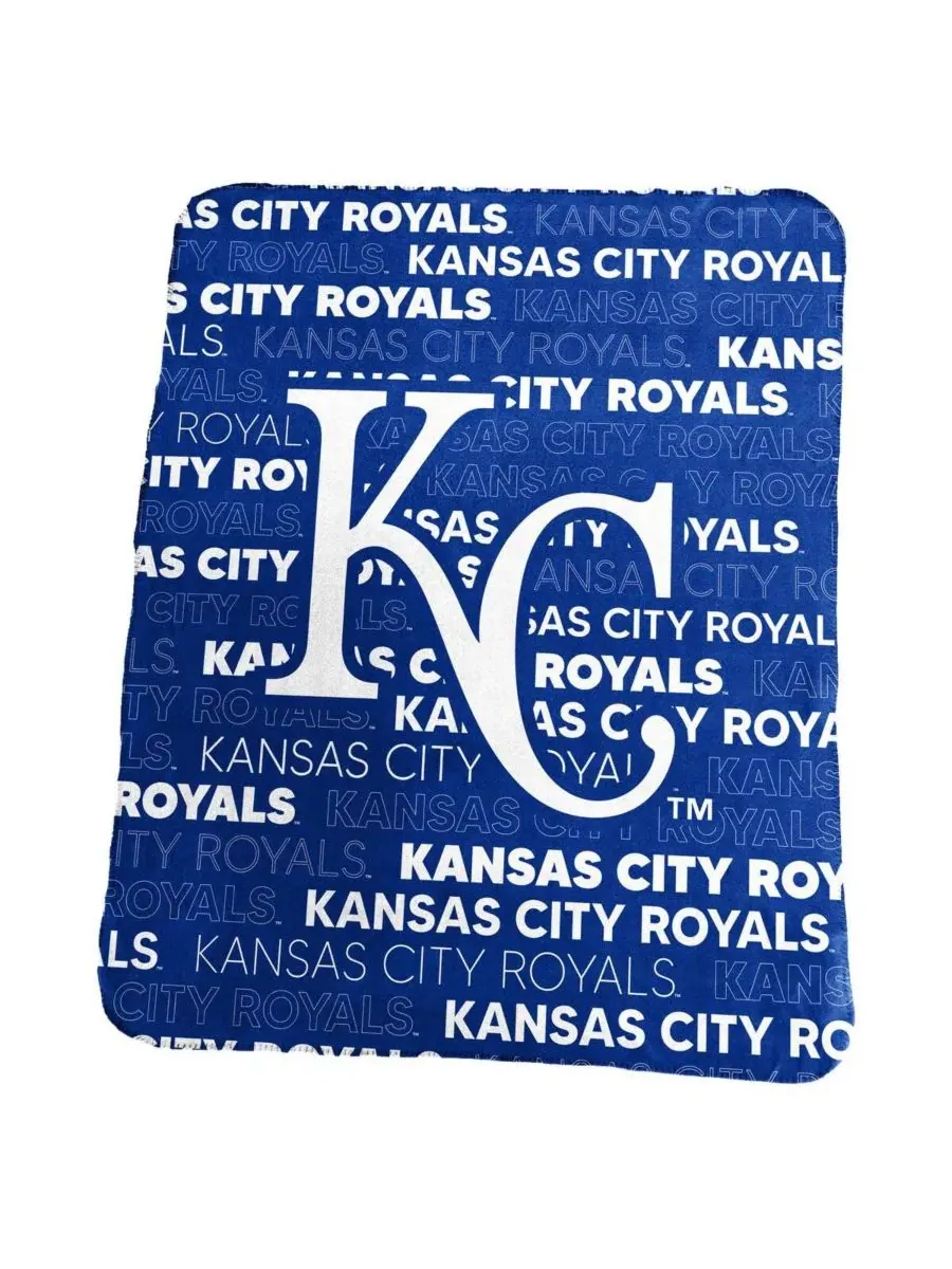 Классический флисовый плед Kansas City Royals, 127 x 152 см Logo Brands