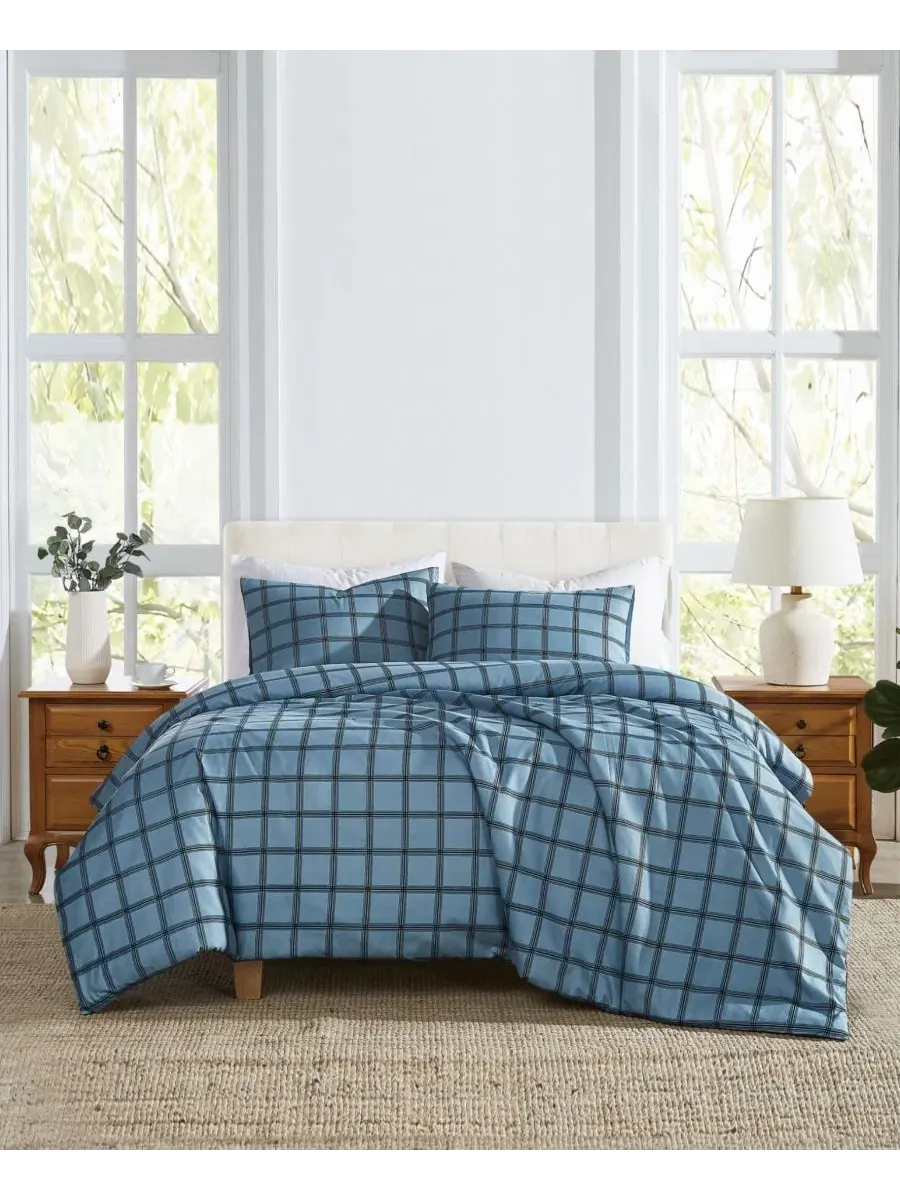 Комплект пододеяльников Luka Grid Plaid Cannon