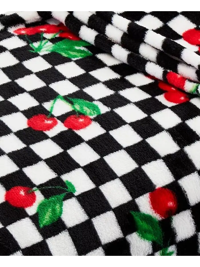 Ультрамягкое плюшевое флисовое плед, 50 x 70 дюймов Betsey Johnson — изображение 4 из 4