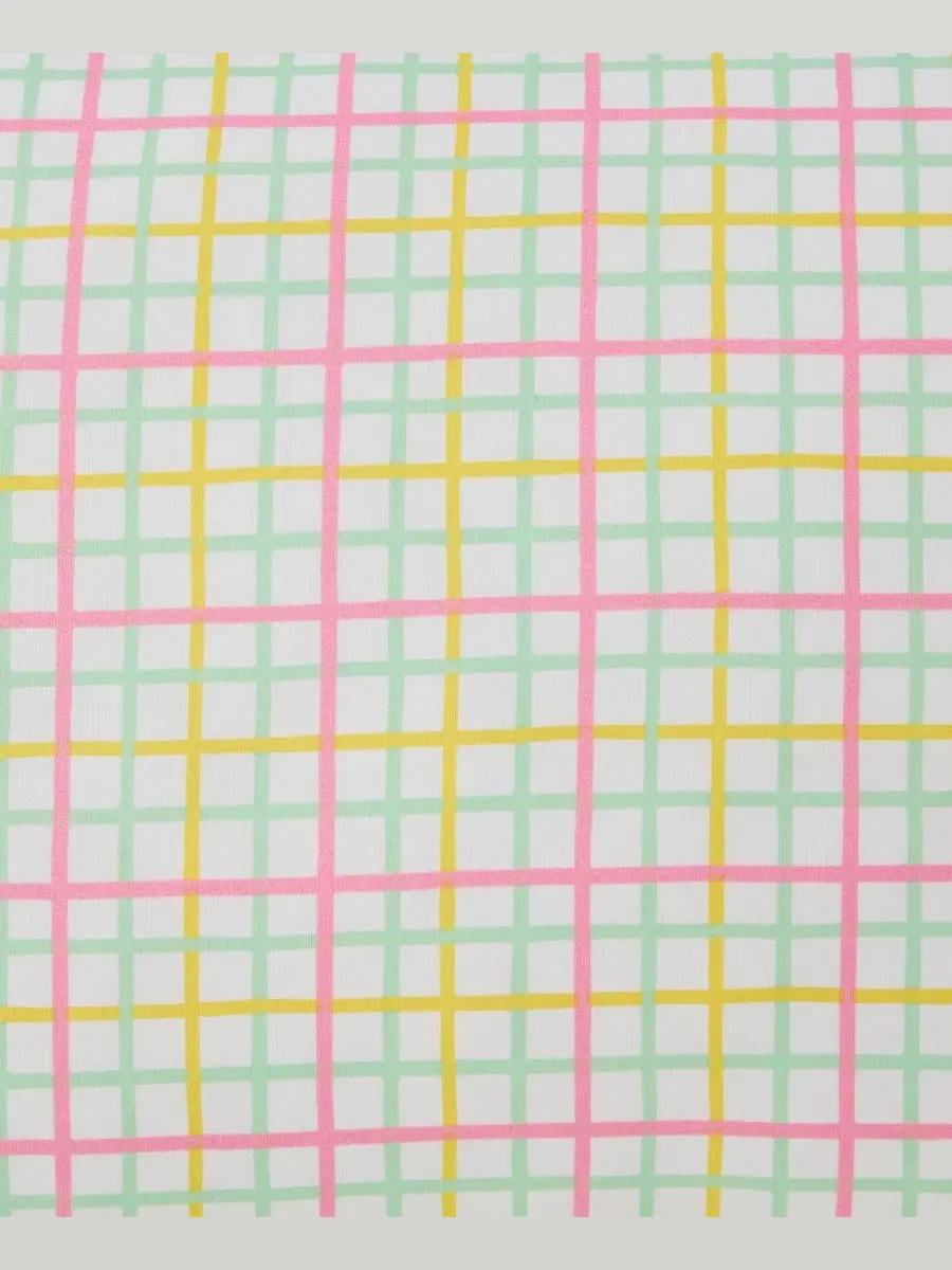 Комплект постельного белья Chromatic Grid из микрофибры Hallmark, Twin — изображение 3 из 3, мульти