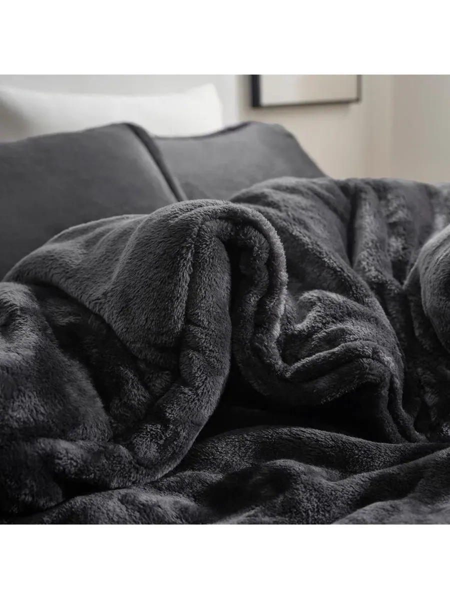 Комплект стеганого одеяла с подушками, 280 GSM, Oversized Coma Inducer — изображение 4 из 4, серебристый