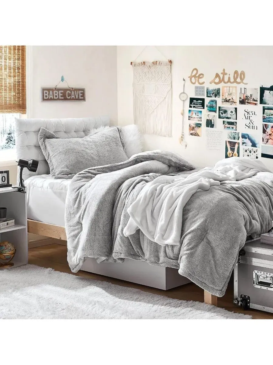 Комплект стеганого одеяла с подушками Frosted Taupe Coma Inducer