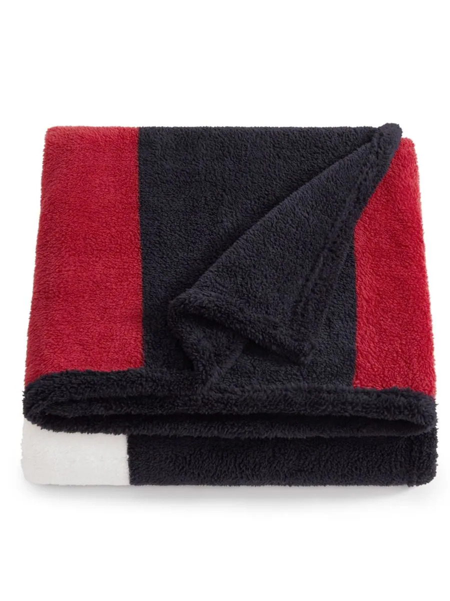 Плед Iconic Flag Sherpa, 70 x 50 дюймов Tommy Hilfiger