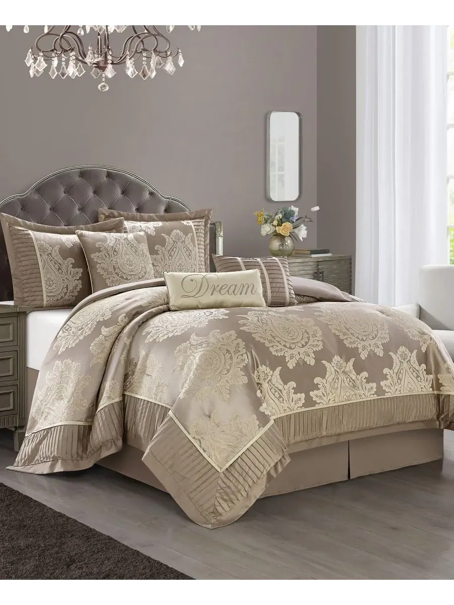 Комплект постельного белья Therese Damask из 7 предметов, размер Queen Stratford Park