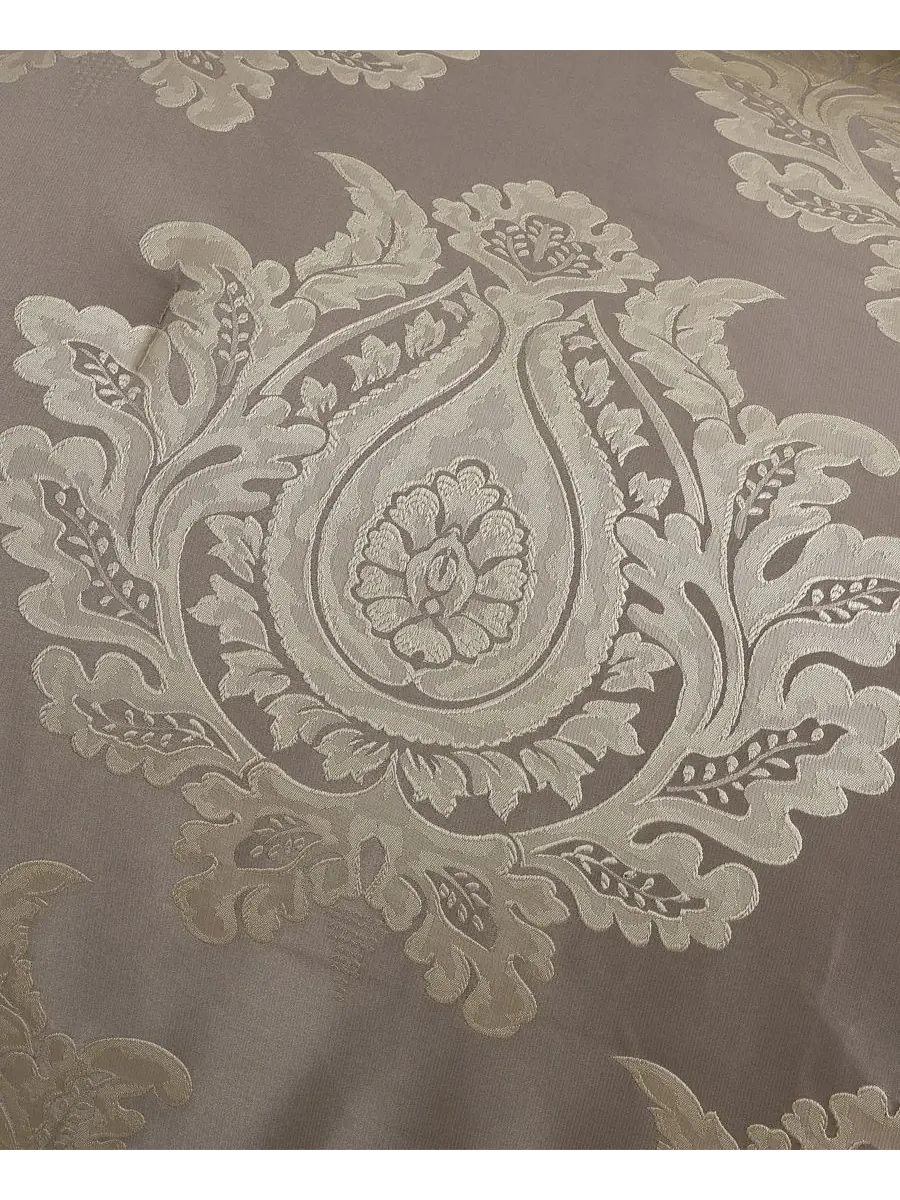 Комплект постельного белья Therese Damask из 7 предметов, размер Queen Stratford Park — изображение 5 из 10, бежевый