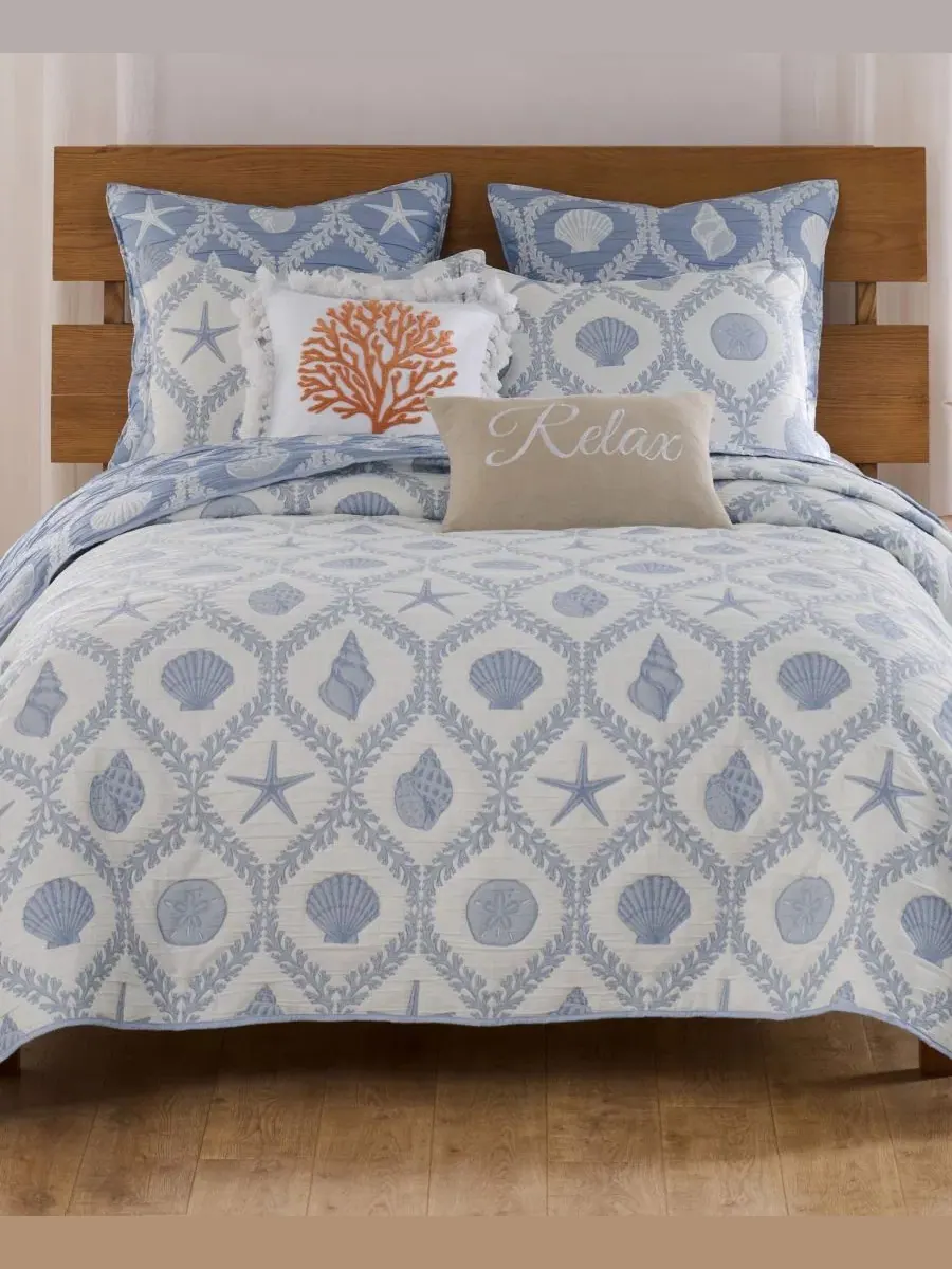 Двустороннее покрывало Laguna, 3 предмета, размер Full/Queen Greenland Home Fashions