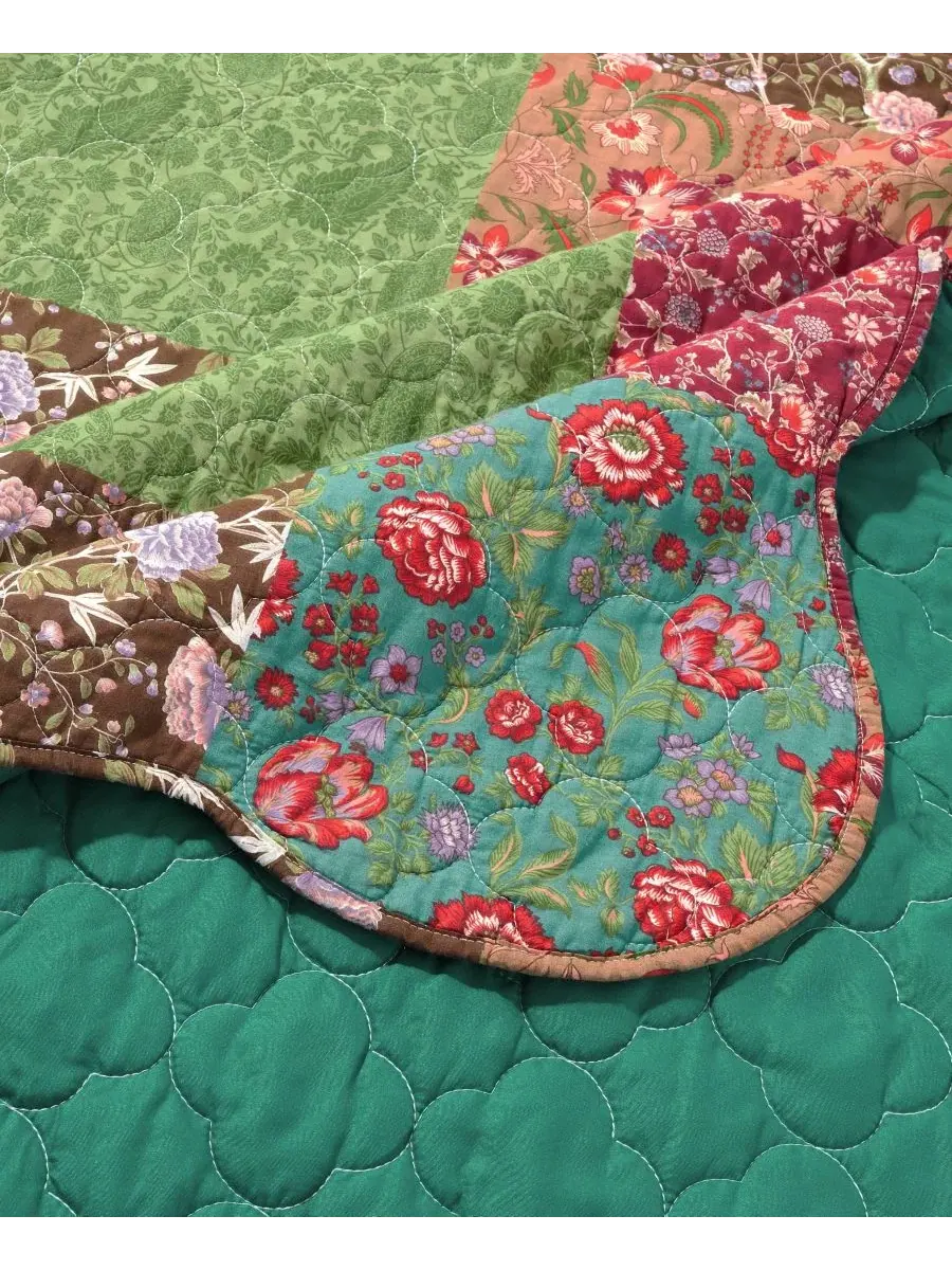 Комплект стеганого покрывала Danica Reversible, King Greenland Home Fashions — изображение 4 из 6, мульти