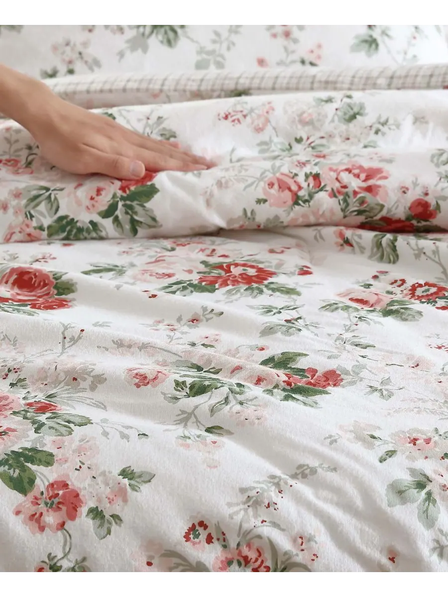Комплект постельного белья Ashfield Flannel из 3 предметов, размер Full/Queen Laura Ashley — изображение 7 из 10