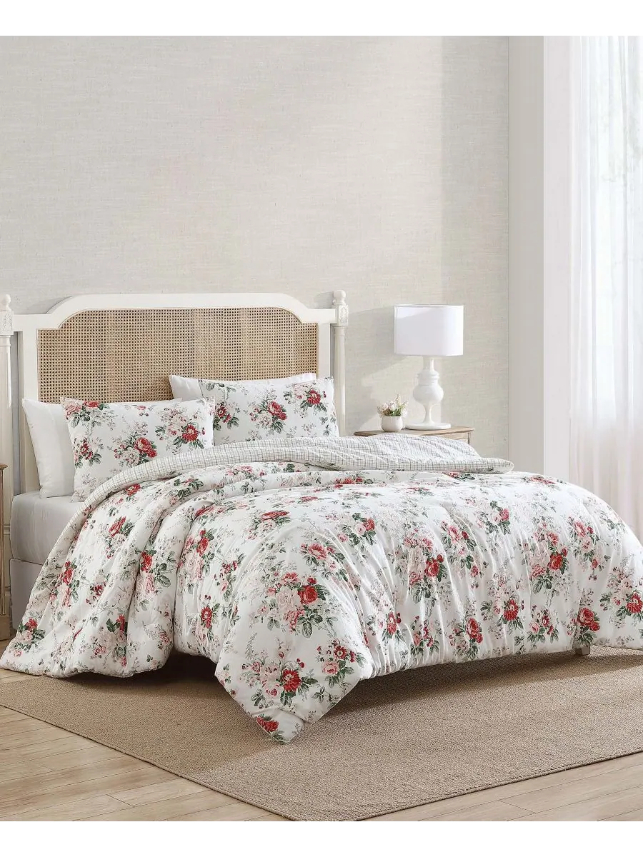 Комплект постельного белья Ashfield Flannel из 3 предметов, размер Full/Queen Laura Ashley — изображение 9 из 10