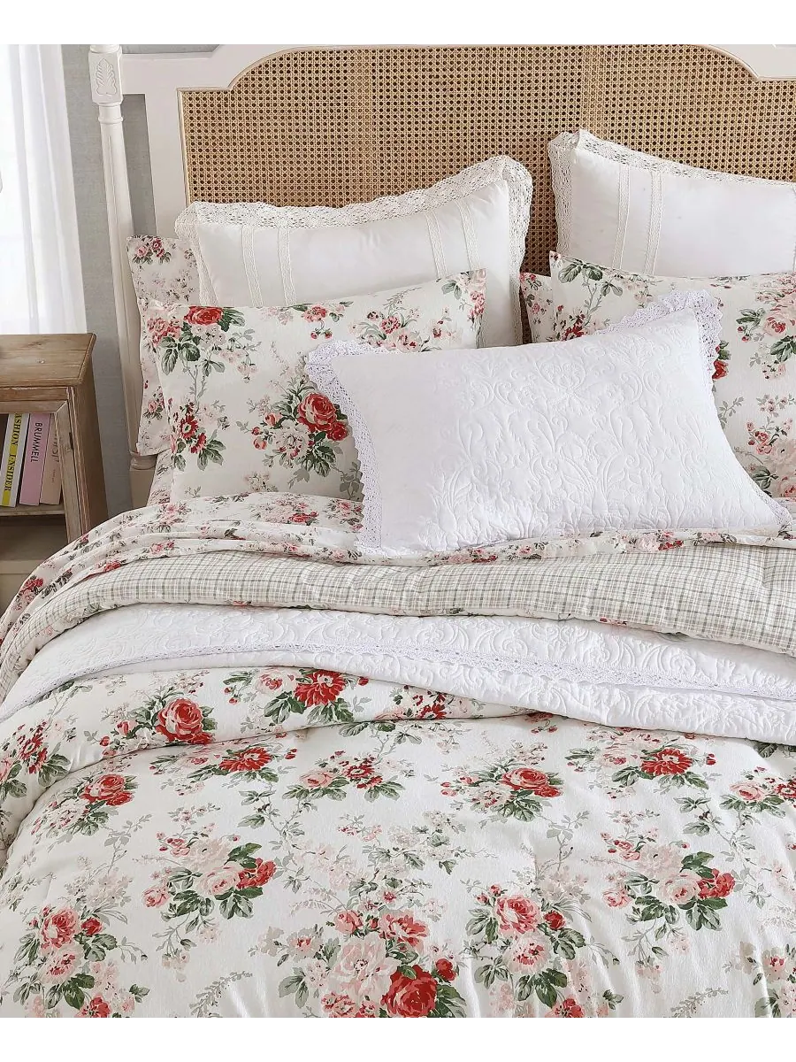 Комплект постельного белья Ashfield Flannel из 3 предметов, размер Full/Queen Laura Ashley — изображение 10 из 10